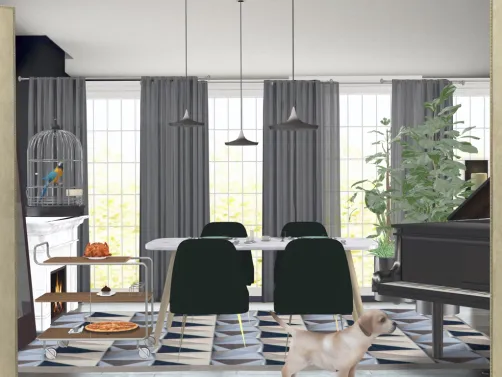 black dining room please comment 