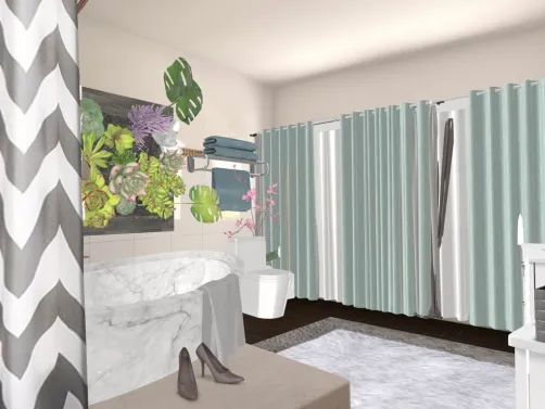 fancy bathroom 