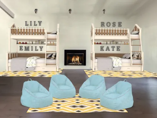 girls bunk room
