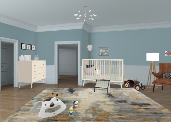 Ronnies babyroom  Design Rendering
