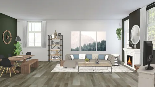 NC Apartment Living Room 