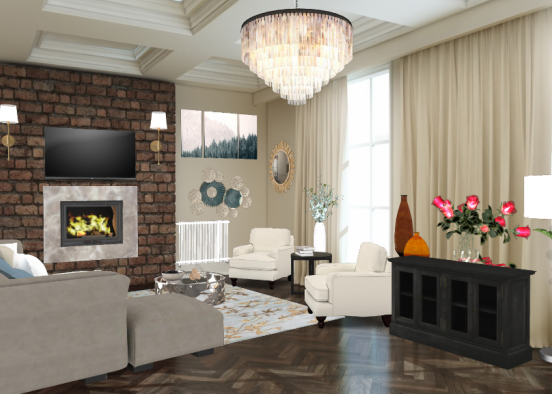 Sala de estar1 Design Rendering