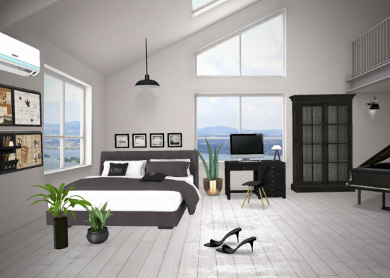 Black room 🖤 Design Rendering