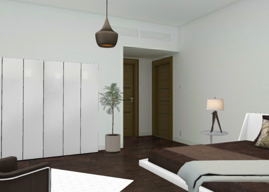 Clean new apartment Design Rendering