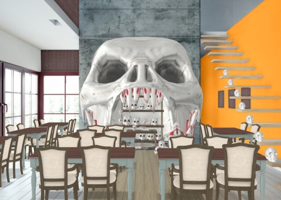 Spooky Cafe Design Rendering