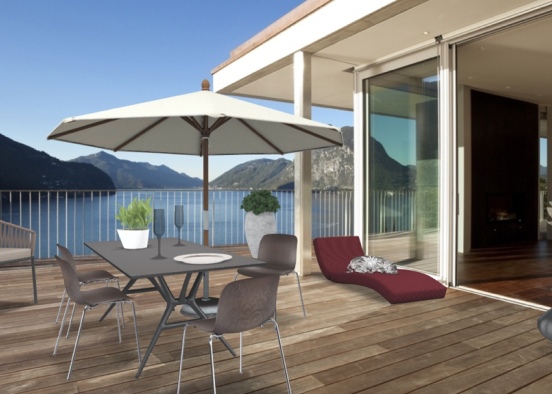 terrace Design Rendering