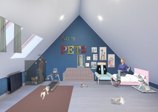 pets room Design Rendering