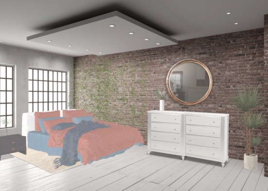 Tiny bedroom  Design Rendering