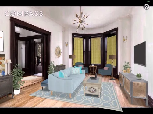 #brownstone living....  I feel like I lost creativity in this room