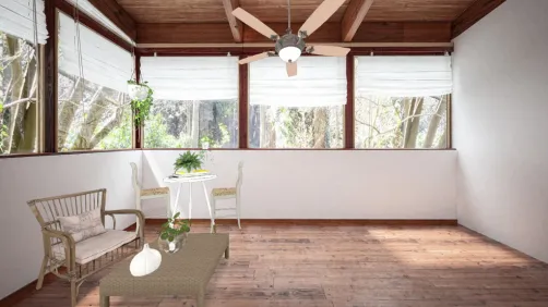 Screened porch design