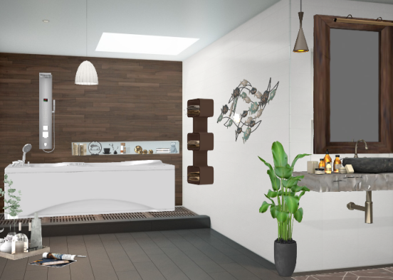 Relaxing bath 😌🍁🍀 Design Rendering
