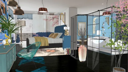 Habitación maximalista