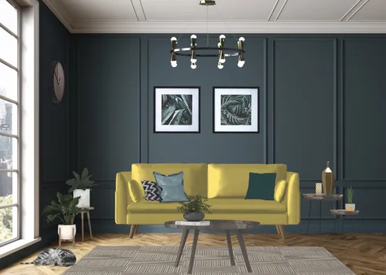 Natural living room 🌿 Design Rendering