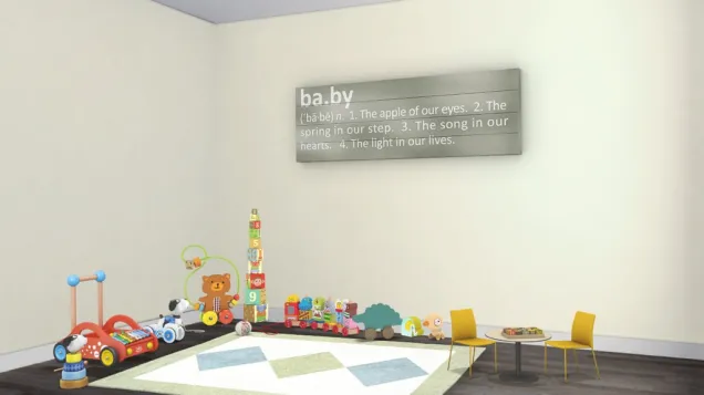 Baby play room