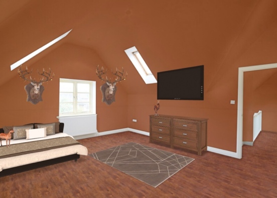 Deer room Design Rendering