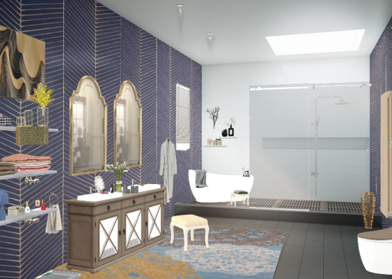 Bathroom mix and match Design Rendering