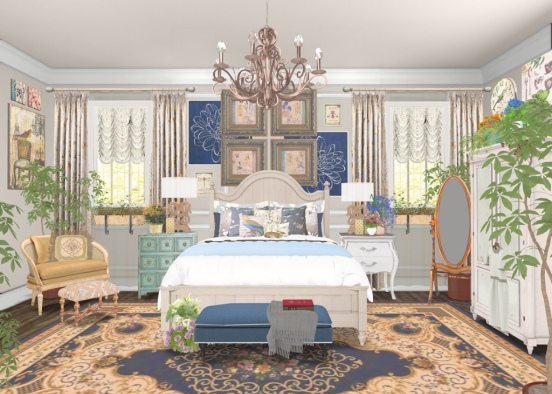 the chic-ness of shabby chic Design Rendering