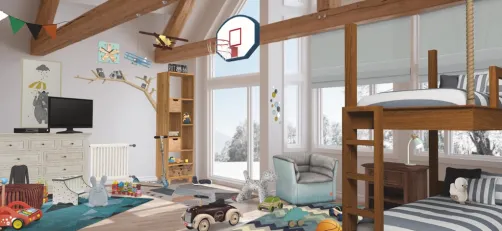 A cosy kids room