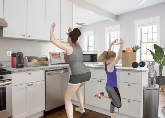 Improvised Family Workout  Design Rendering