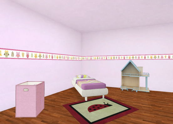 Girl's room  Design Rendering