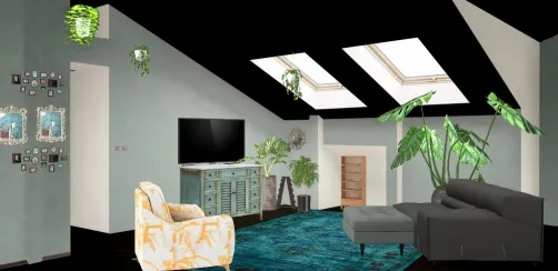 Plant house living room 