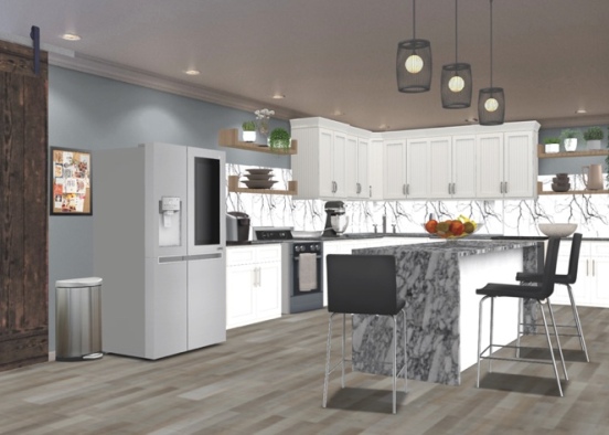 modern kitchen design Design Rendering