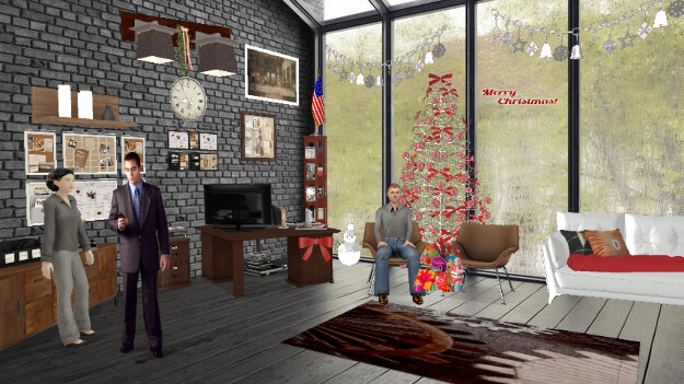 Crappy Christmas business celebration Design Rendering