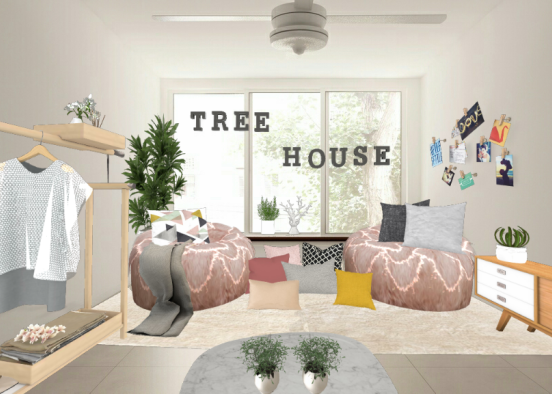Casa del árbol #cute Design Rendering