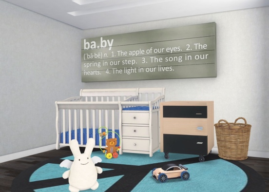 Time for the baby’s room Design Rendering