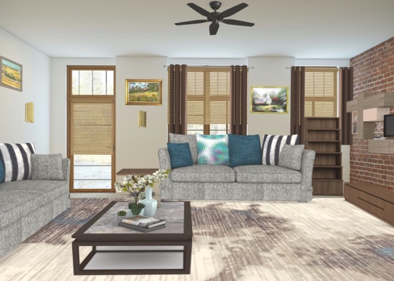 cosy country living  Design Rendering