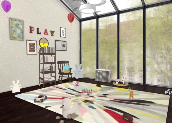 play room Design Rendering