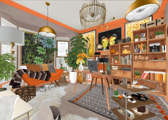 Gold Oranges 🍊🍯👑 Design Rendering