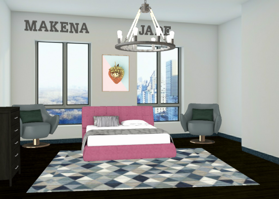 Makena's Room  Design Rendering