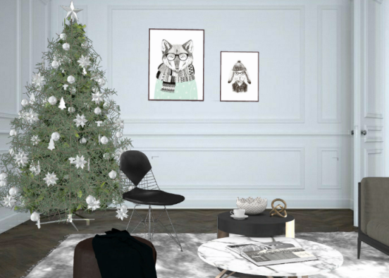 Merry And Industrial Xmas  Design Rendering