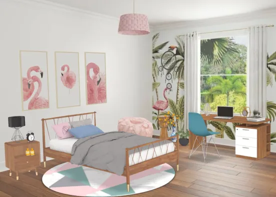 Tropical Pink Design Rendering