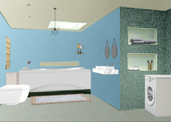 Ванная комната mi1 Design Rendering