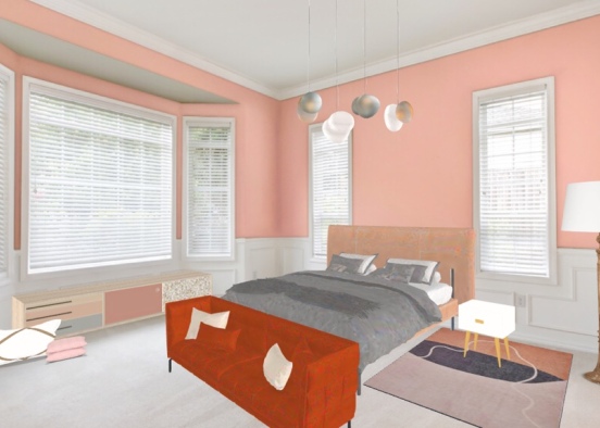 nice and warm  marigold bedroom  Design Rendering