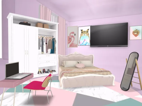 Professional interior design created with Homestyler 3D design software