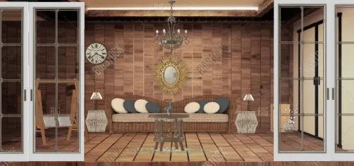 Vintage hall room