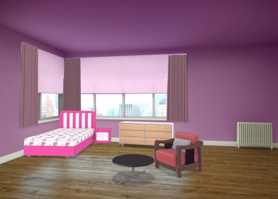 Girl room 👧 Design Rendering