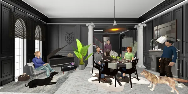 Professional interior design created with Homestyler 3D design software