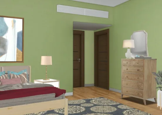 Caroline’s bedroom Design Rendering