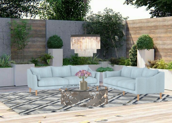 Skylight Garden Patio 💐 Dorm Suite✨ Design Rendering