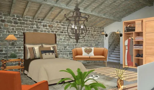 Dormitorio con vestidor