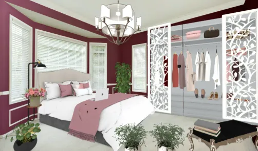 Dormitorio con vestidor