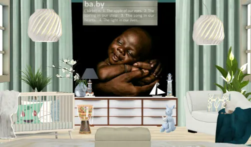 Habitación de bebé africano!!! Una ternura...💕😍💕😍