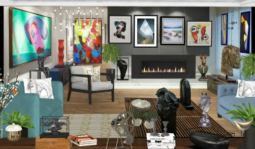 Sala de arte en casa