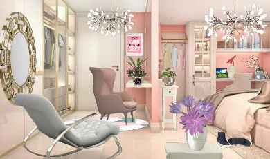 Dormitorio con vestidor