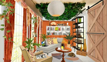 Sala de lectura ideal para un día de otoño en pandemia