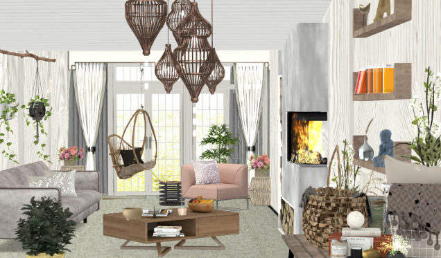 Moderno y bohemio